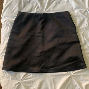 Zara Black Satin Skirt